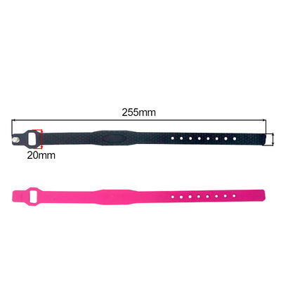 13.56Mhz ετικέττα σιλικόνης RFID Wristband για την περιοχή ελεύθερου χρόνου λεσχών υγείας