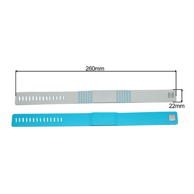 πυρίτιο Wristband ετικεττών RFID 125khz 13.56MHZ RFID Wristband για το έλεγχο προσπέλασης