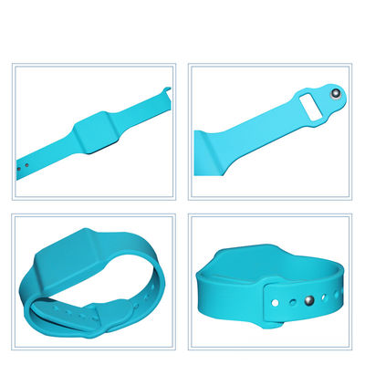πυρίτιο Wristband ετικεττών RFID 125khz 13.56MHZ RFID Wristband για το έλεγχο προσπέλασης
