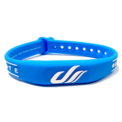 Διευθετήσιμο RFID FM11RF08 RFID Wristband πυρίτιο Wristband ετικεττών
