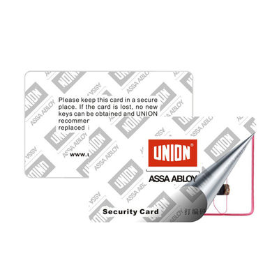 Πλαστική NFC RFID συχνότητα καρτών 213 13.56mhz του ISO 14443A CR80