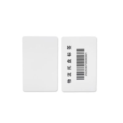 Κάρτα 80*25mm ετικεττών παλετών RFID διοικητικών μεριμνών εξατομικευμένη προσαρμογή
