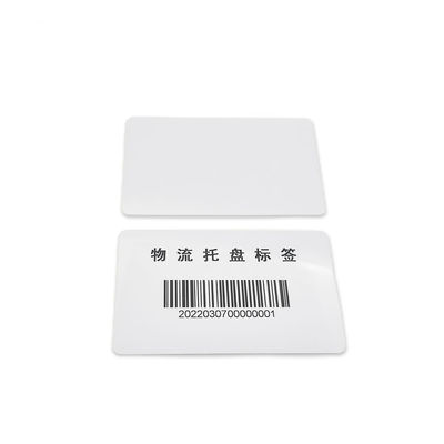 Κάρτα 80*25mm ετικεττών παλετών RFID διοικητικών μεριμνών εξατομικευμένη προσαρμογή