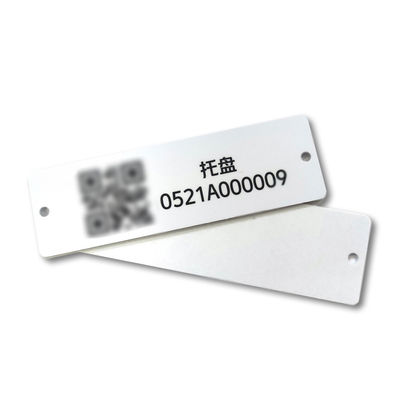 Η παλέτα κιβωτίων RFID κύκλου εργασιών κολλά τα UHF πρότυπα υψηλής συχνότητας 80*25mm