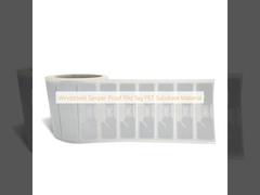 Υλικό υποστρωμάτων της PET ετικεττών Rfid απόδειξης πλαστογραφήσεων ανεμοφρακτών