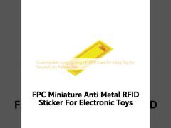 Προσαρμόσιμη κάρτα HF RFID μεγάλης διάρκειας σε μεταλλική ετικέτα για ασφαλή μετάδοση δεδομένων