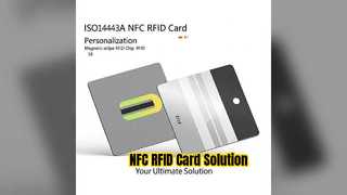 Κάρτα NFC RFID ISO14443A Chip Magnetic Stripe 216