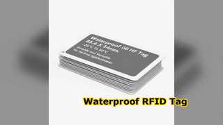 Αδιάβροχη Ετικέτα RFID 85x54mm 10cm Διαβάστε